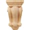 Ekena Millwork 4"W x 2 1/2"D x 7 1/2"H Cole Pilaster Wood Corbel, Red Oak CORW04X02X07CORO - alternate 4